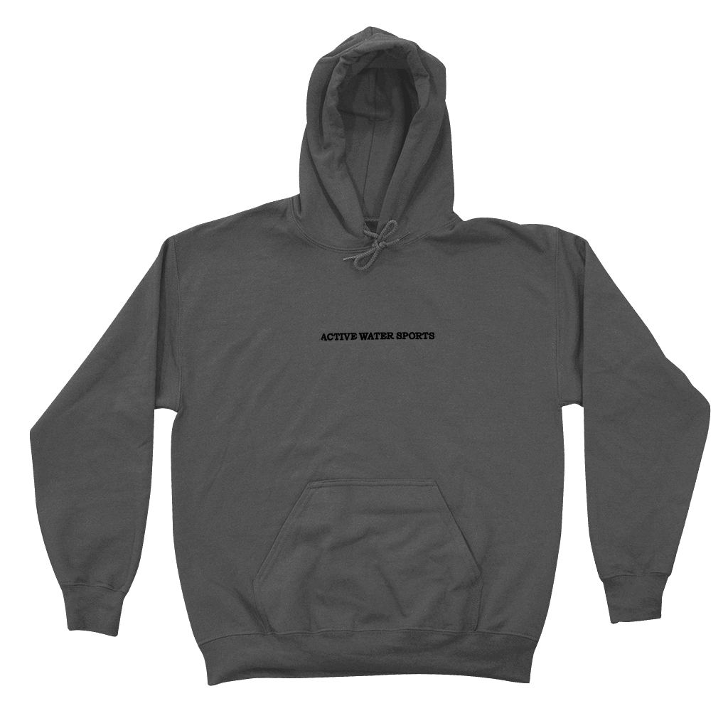 AWS Embroidered Hoodie – Charcoal