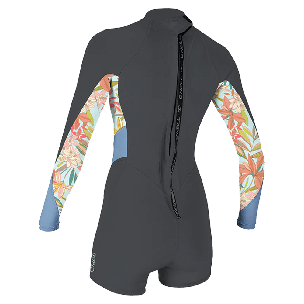 O'Neill Women's Bahia 2/1MM Back Zip L/S Spring Wetsuit
