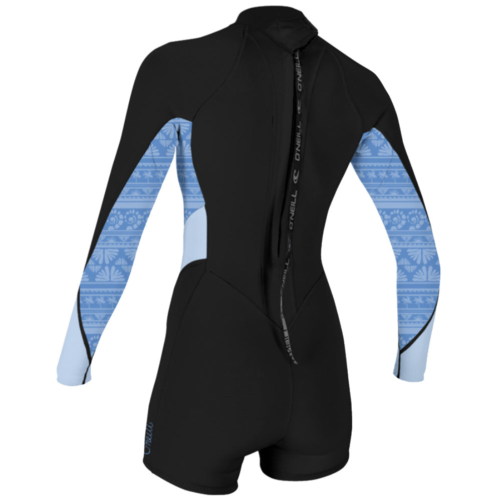 O'Neill Women's Bahia 2/1MM Back Zip L/S Spring Wetsuit
