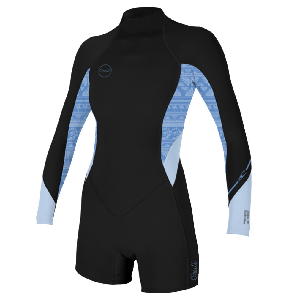 O'Neill Women's Bahia 2/1MM Back Zip L/S Spring Wetsuit