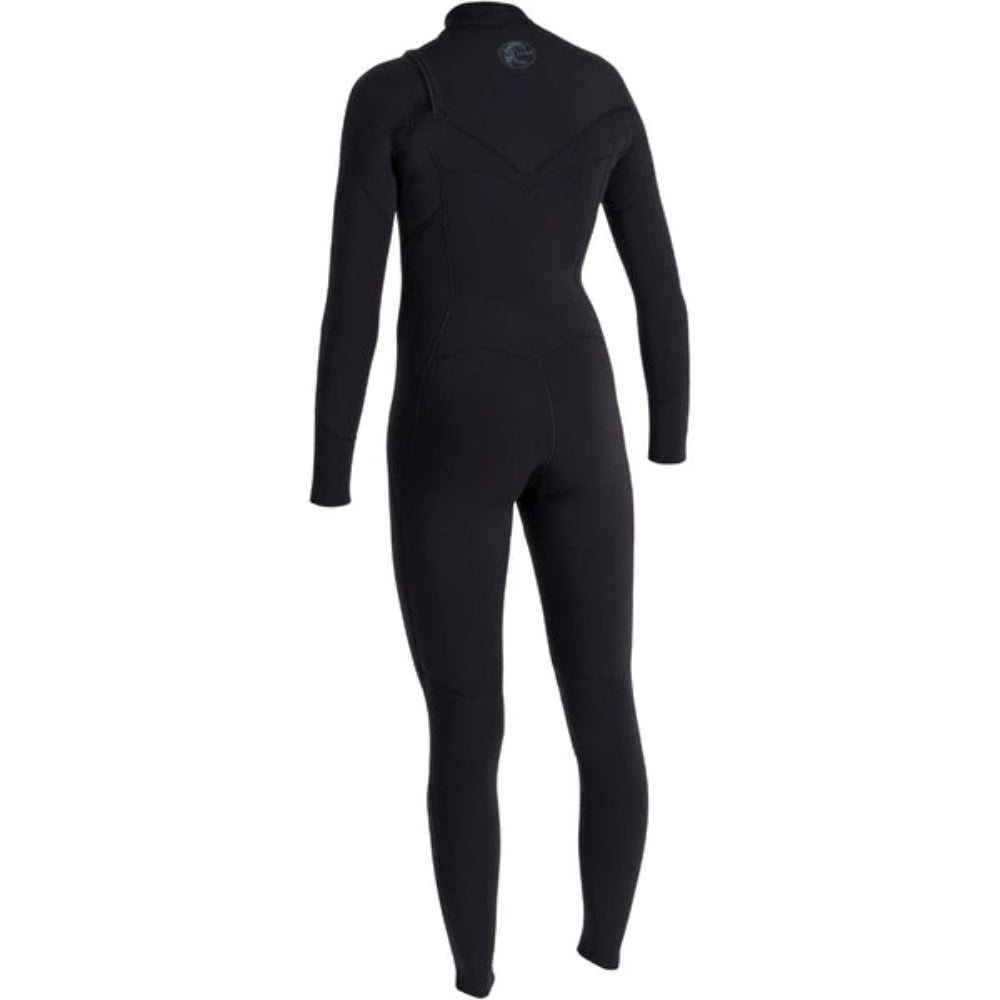 Black wetsuit on a white background