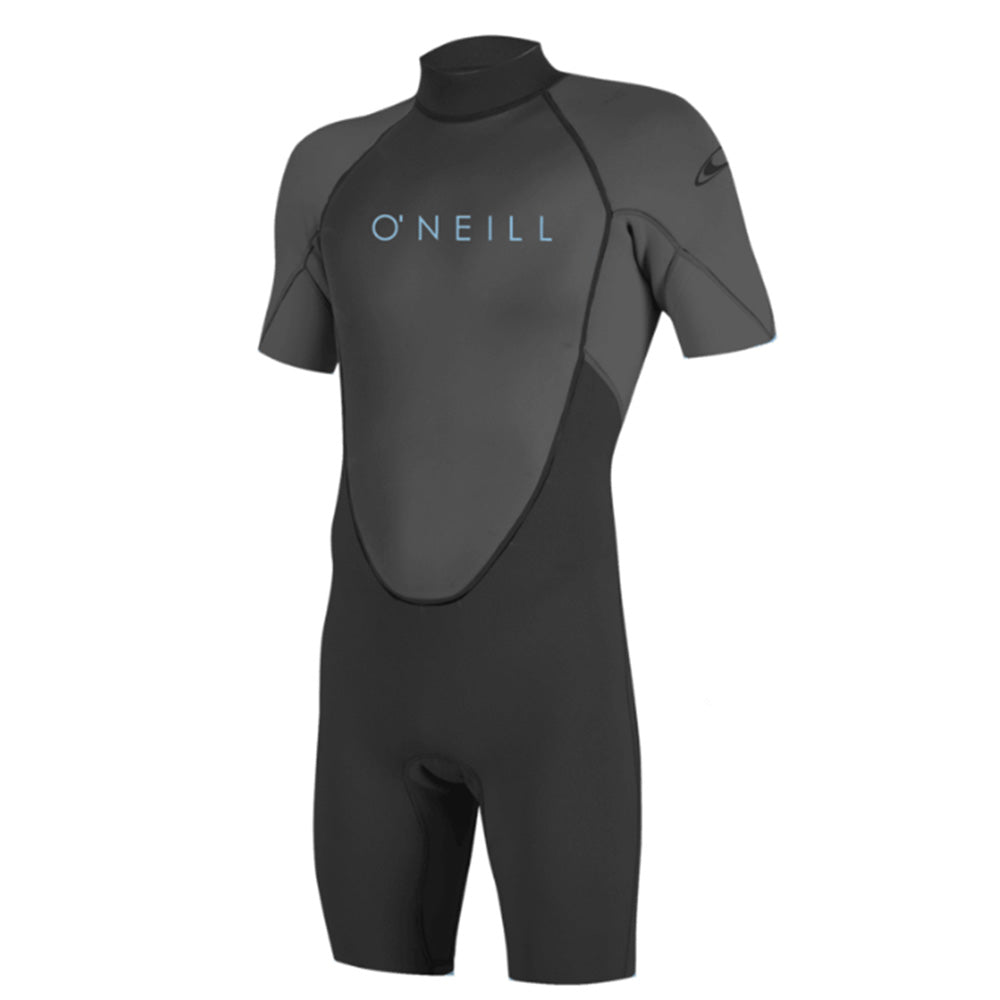 O'Neill Youth Reactor II 2mm Back Zip S/S Spring Suit - Blk/graph