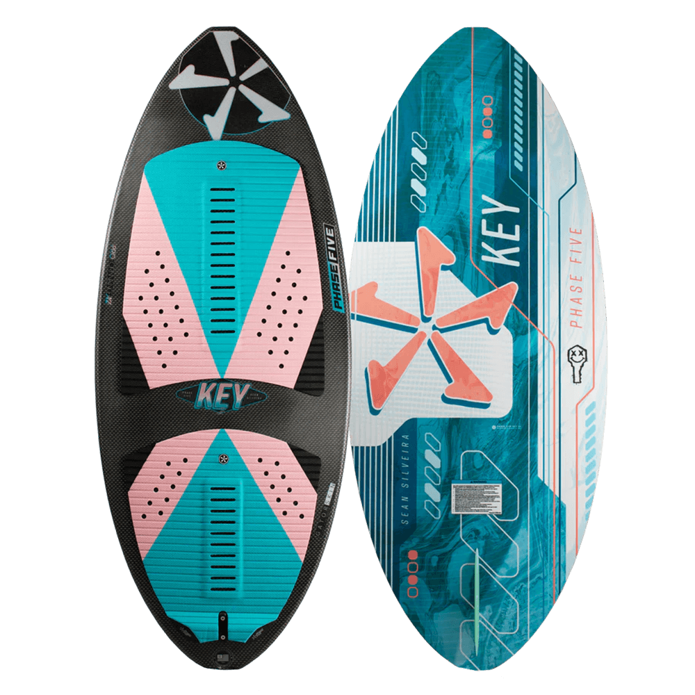 A Phase 5 2024 Key Wakesurf Board with an advanced riding design.