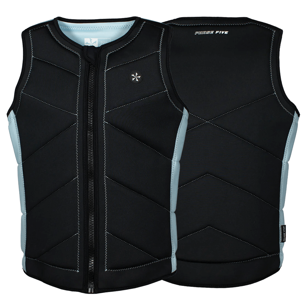 Phase 5 Ladies Pro Comp Vest - Blue front and back of the vest