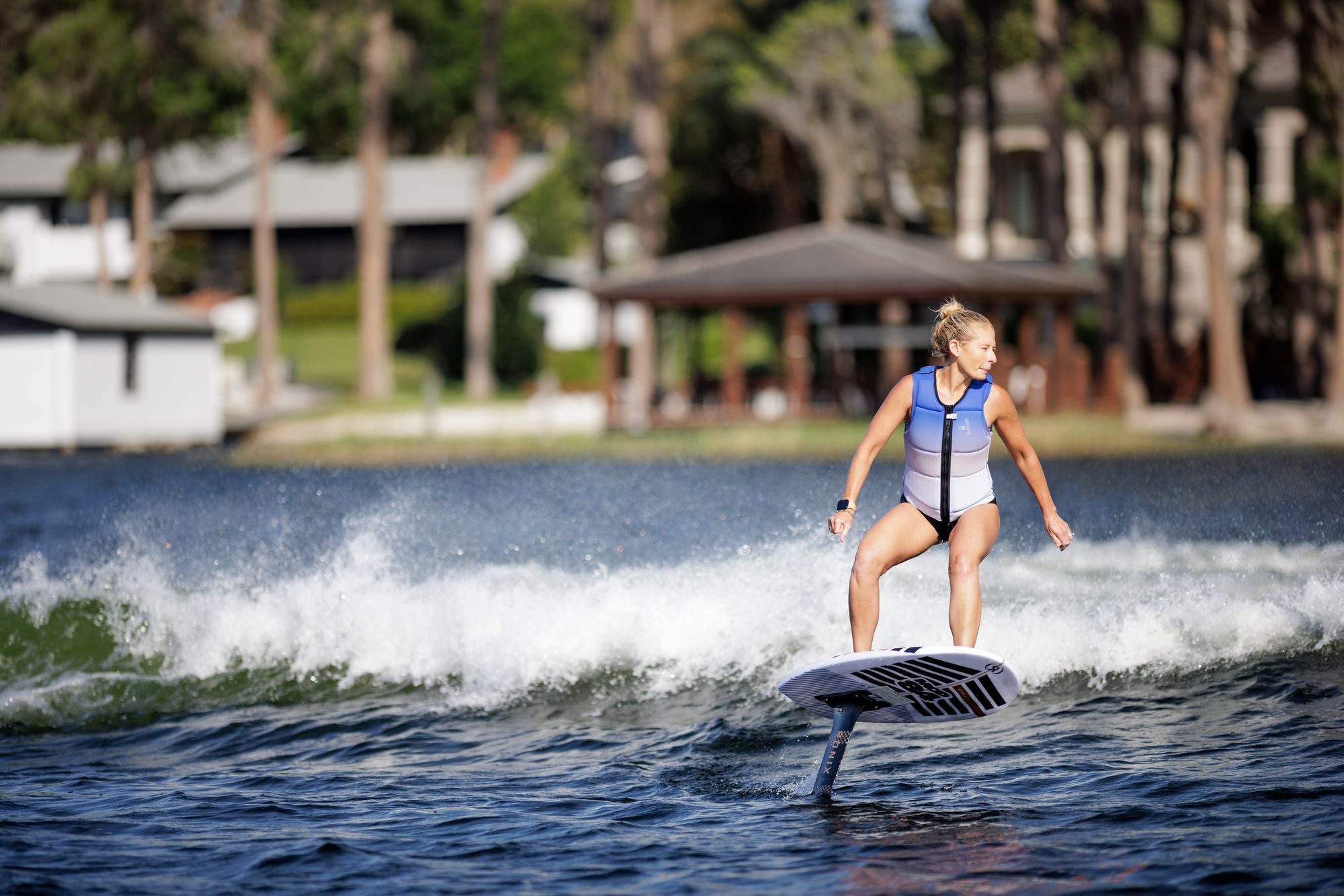 Ronix 2025 Coral Women's CE Impact Vest - Action Shot