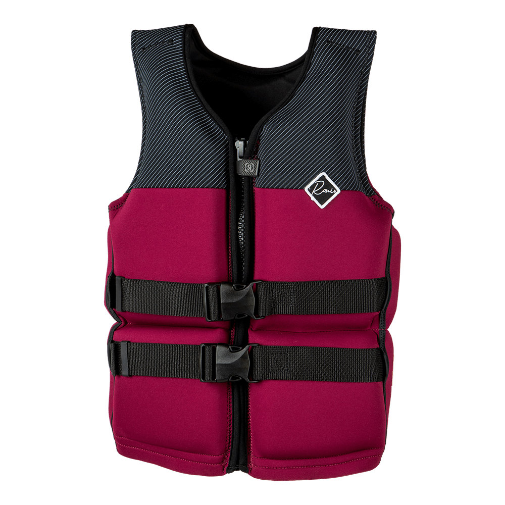 A Ronix Atlantis Capella 3.0 Junior CGA vest in size on a black background.