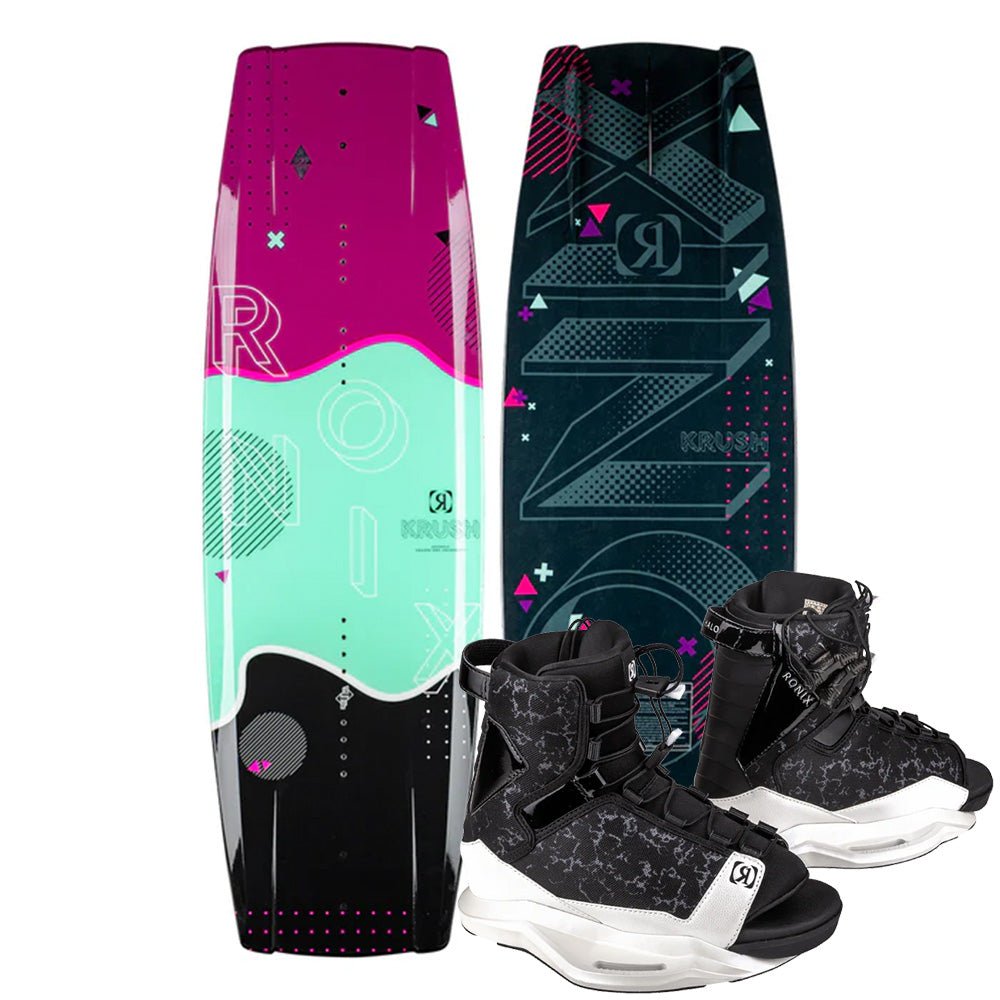 Ronix Krush Wakeboard | Halo Bindings 2026
