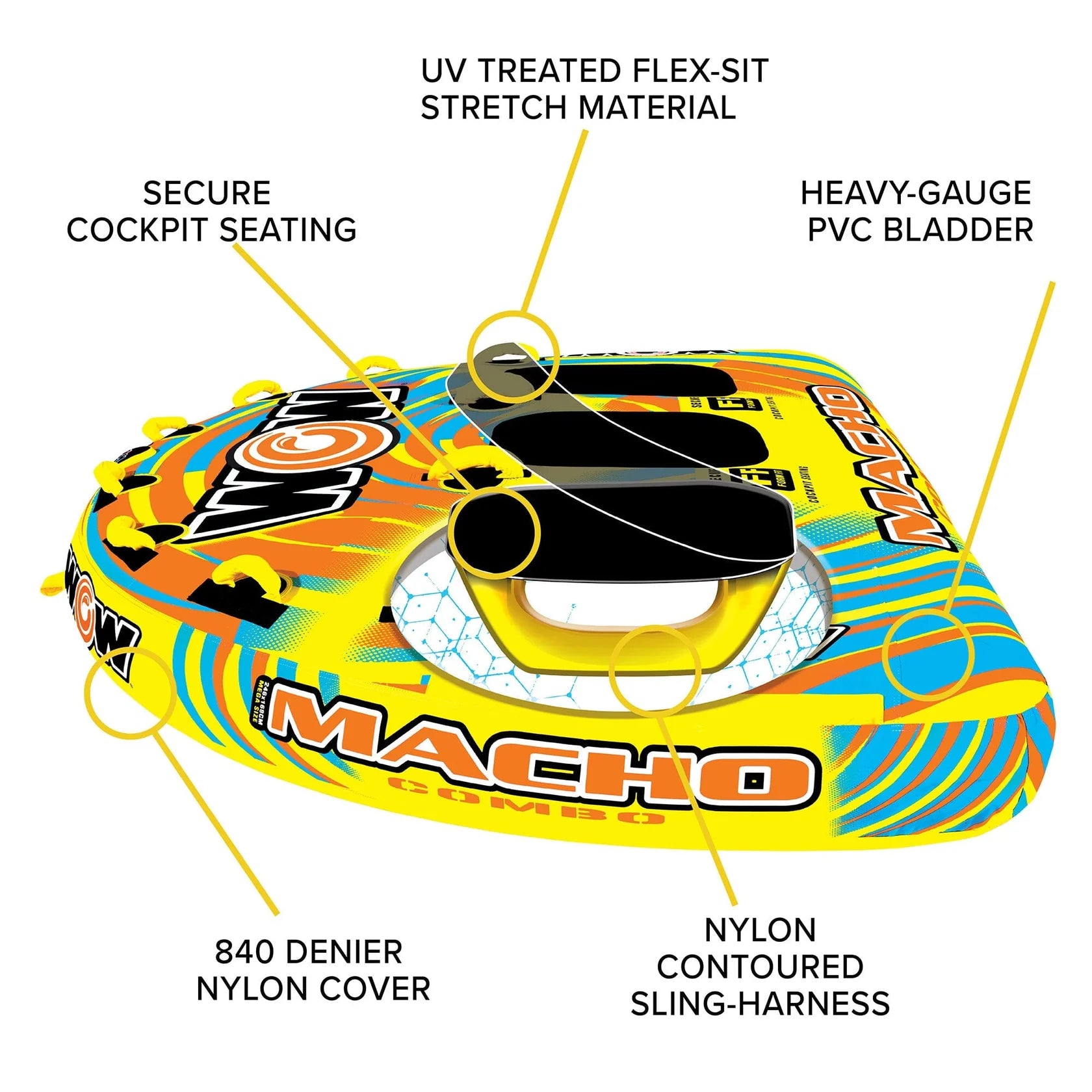 WOW Macho Combo 3 Person Tube