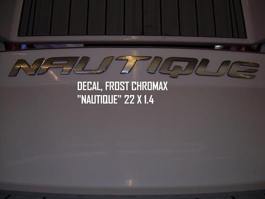 Nautique DECAL FROST CHROMAX "NAUTIQUE" 22 X 1.4 - 130114