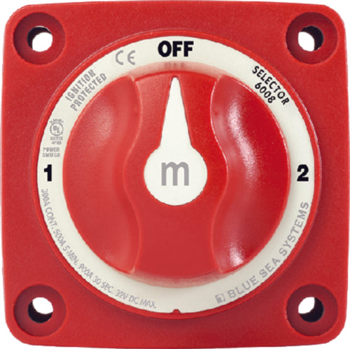 Blue Sea Battery Switch M 3 POS Red