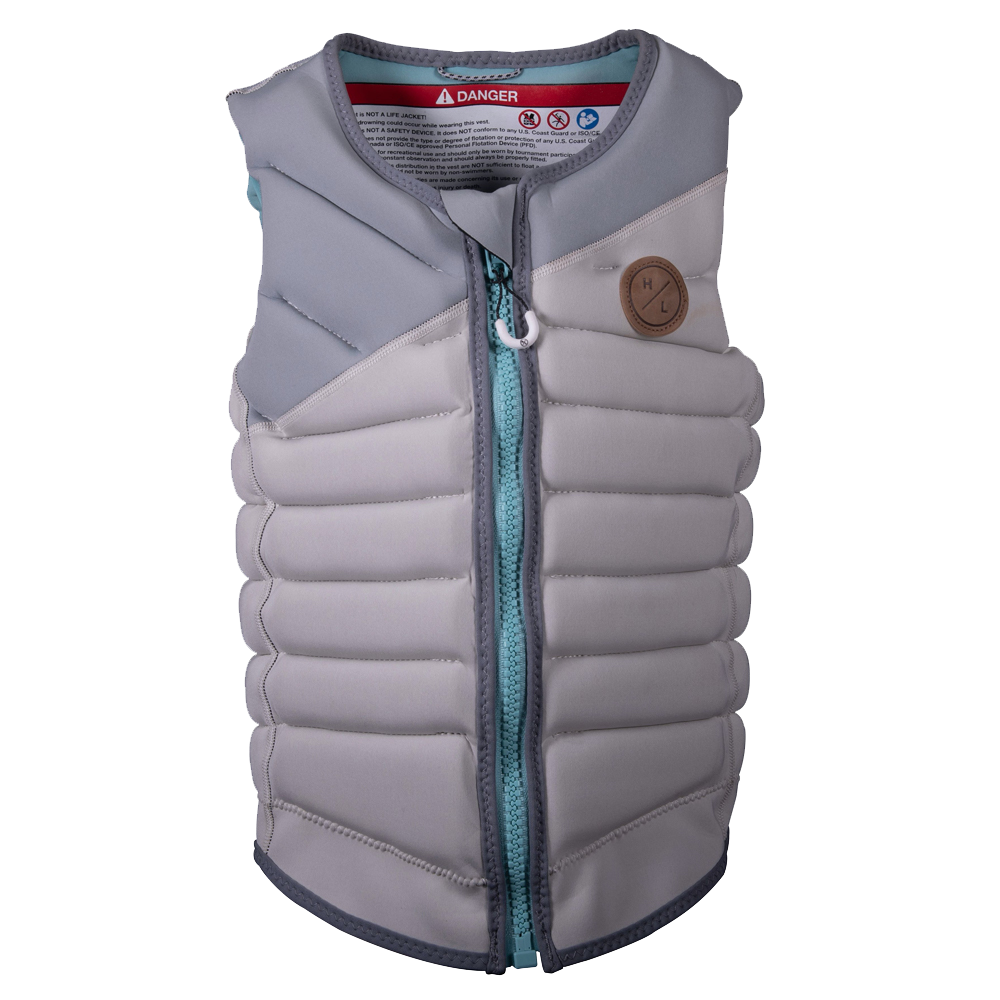 Hyperlite 2022 NCGA Women's Scandal Vest - a women's vest with blue zippers designed for a slim look that will make you part of the IT Girls team.