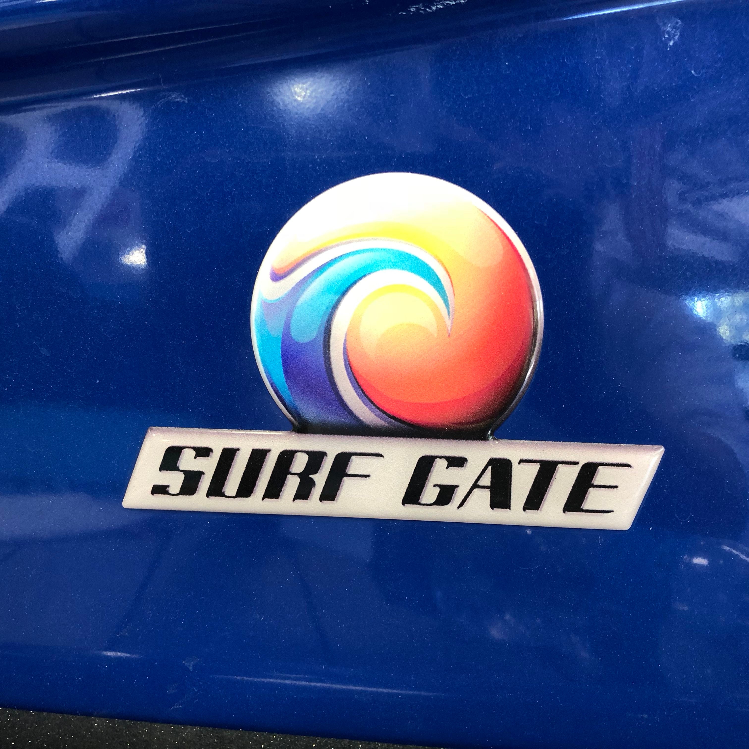 Malibu Surf Gate Crystal Cap Logo, Decal