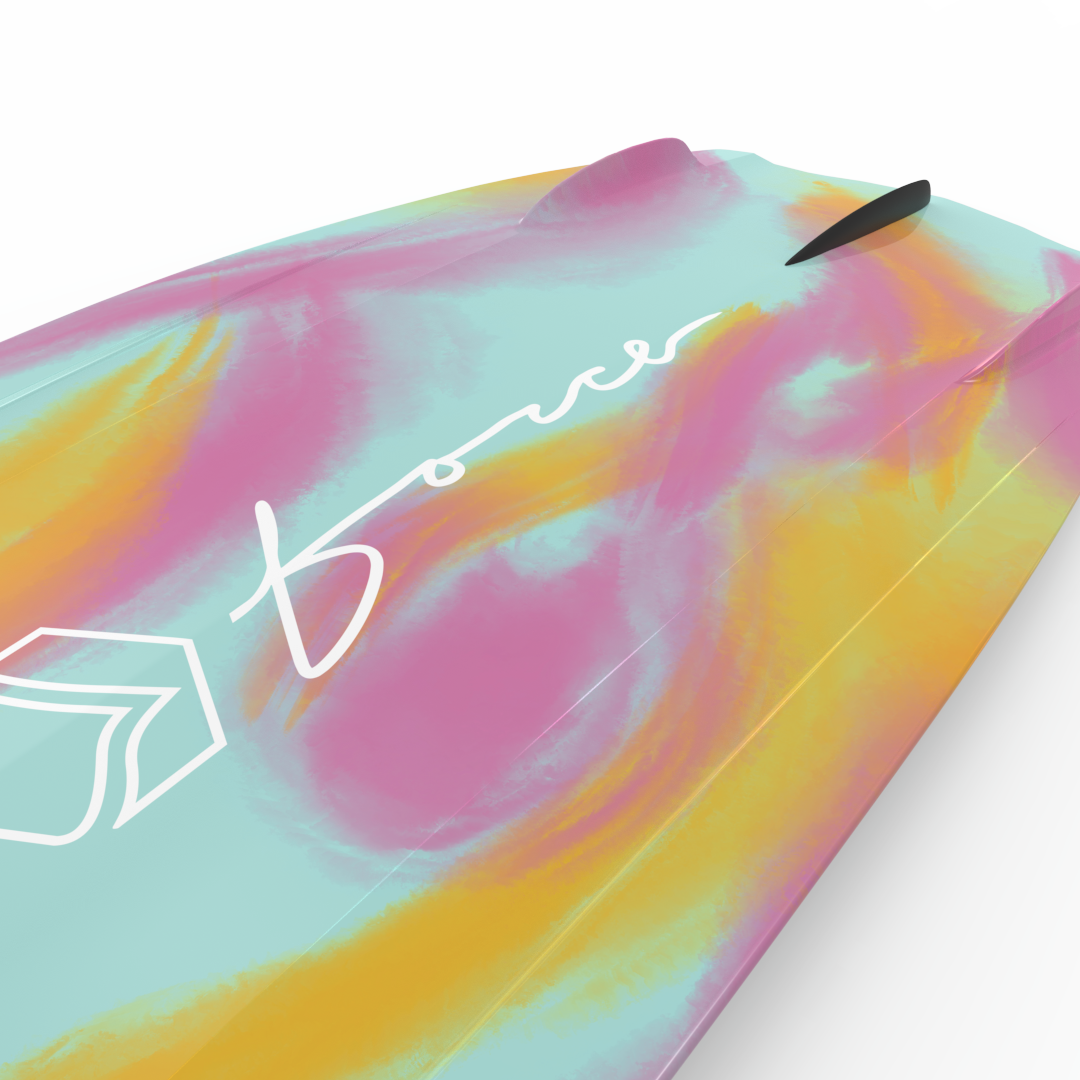 A Liquid Force 2024 Angel Wakeboard with a vibrant and stable design.