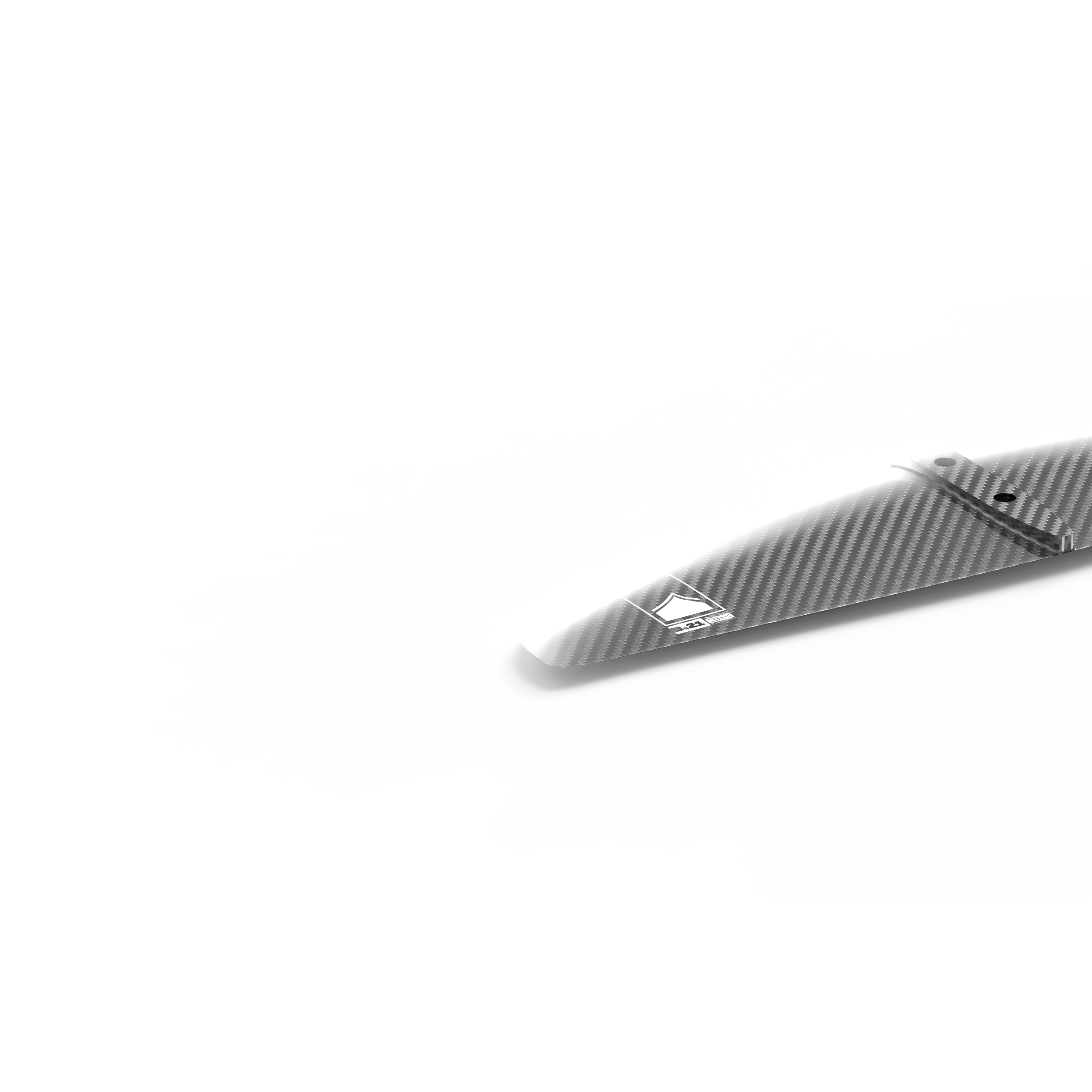 A Liquid Force 2024 G21 Rear Wing on a white surface demonstrating its stability.