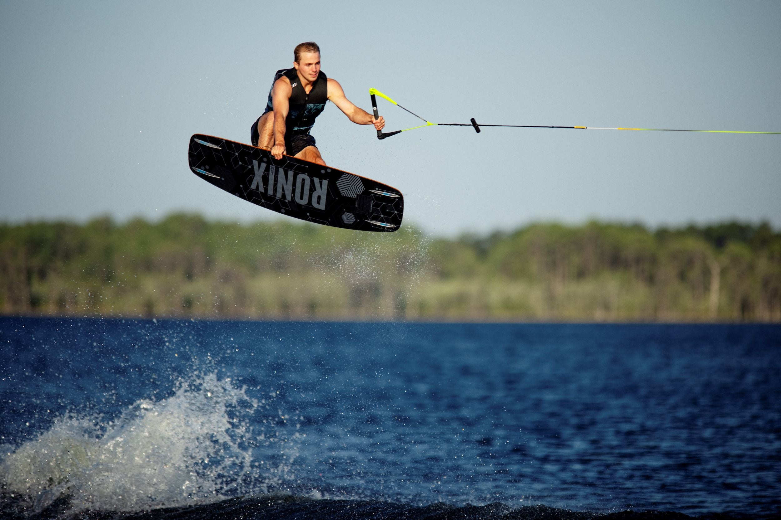 Ronix 2024 Parks wakeboard - action shot 1