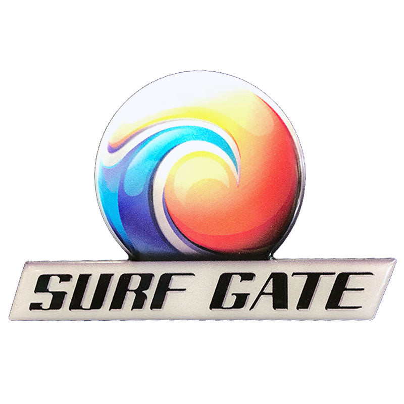 Malibu Surf Gate Crystal Cap Logo, Decal