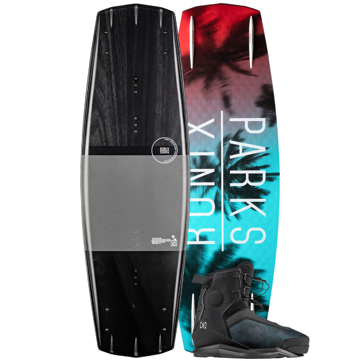 Ronix 2020 Parks Wakeboard | Parks Boots