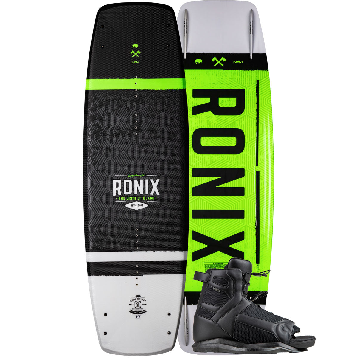 Ronix 2020 District Wakeboard | Divide Boots