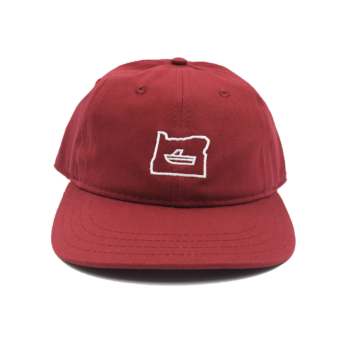 AWS Oregon Boater's Cap - Red