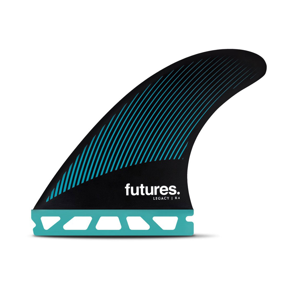 Futures Fins R4 Legacy Series Thruster - Teal / Black