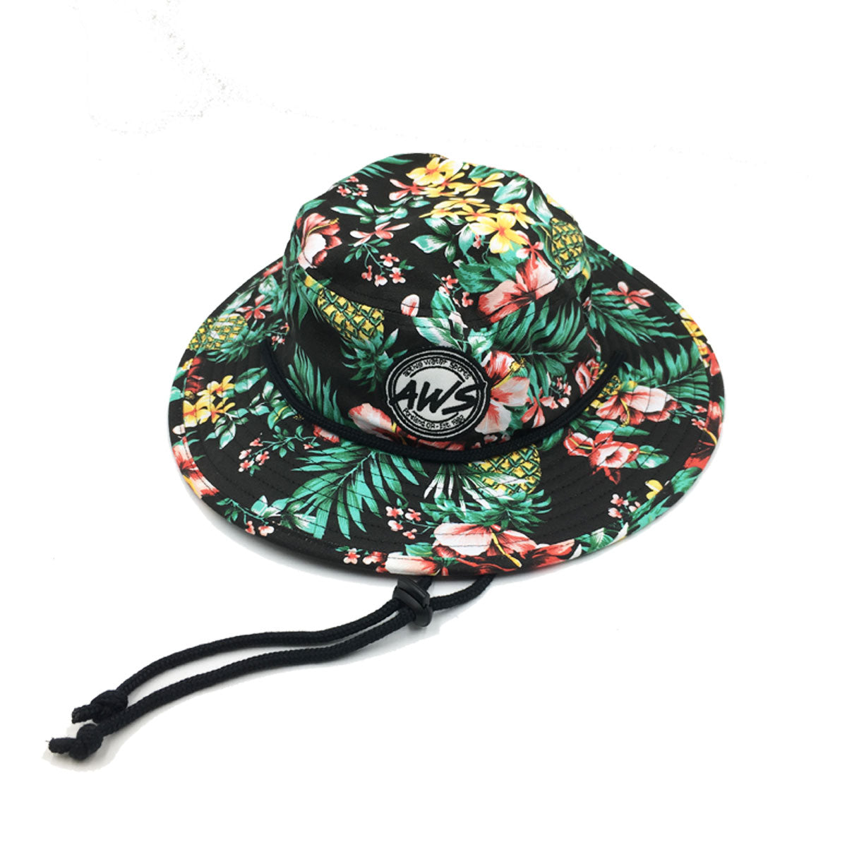 AWS Bucket Hat - Black/Tropical
