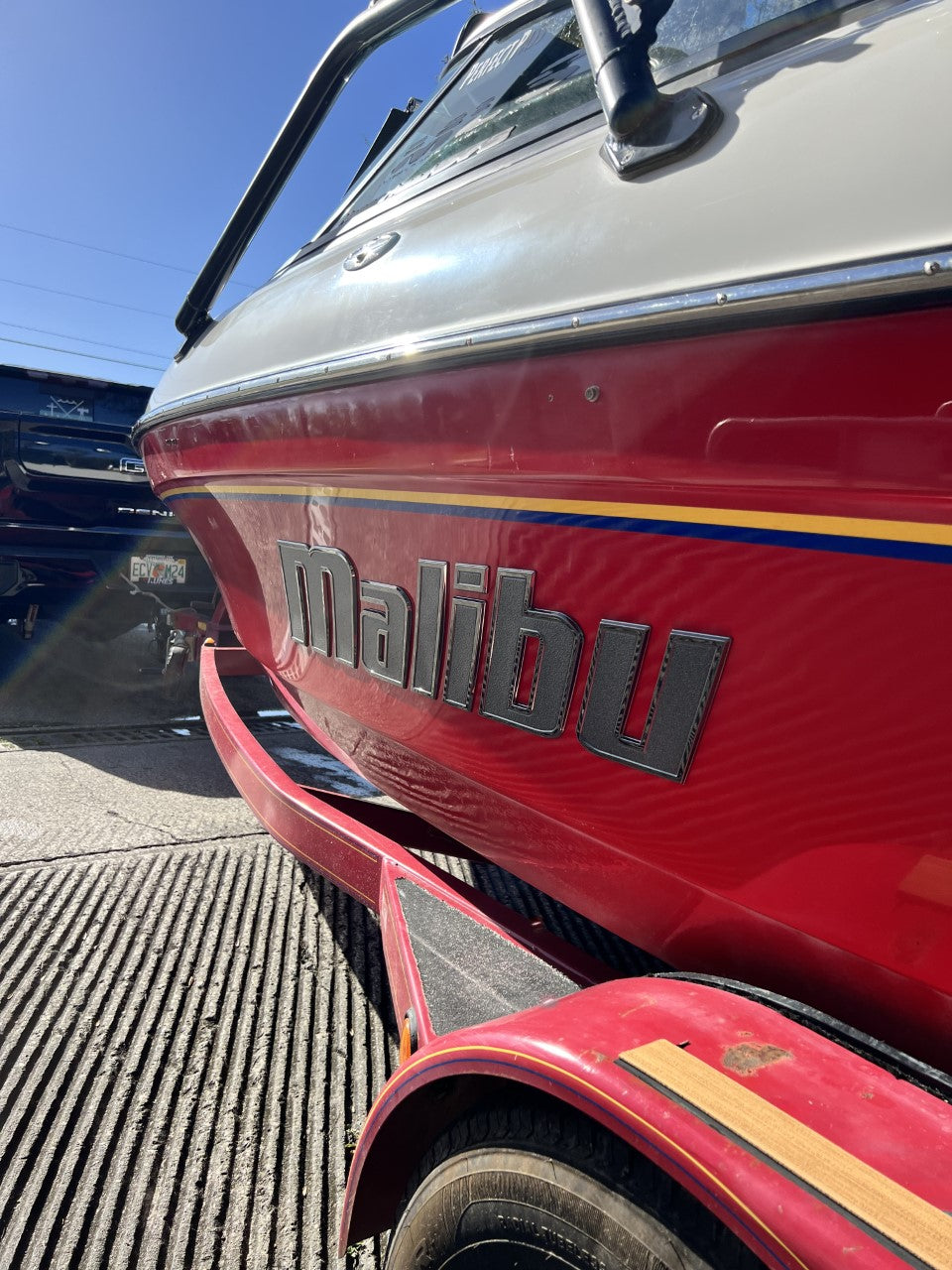 Malibu Hull Emblem (5992907) - Customer Install.2