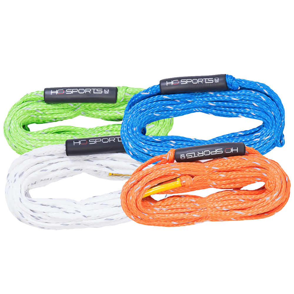 Four HO Sports 4K Safety Tube Ropes with neoprene core.